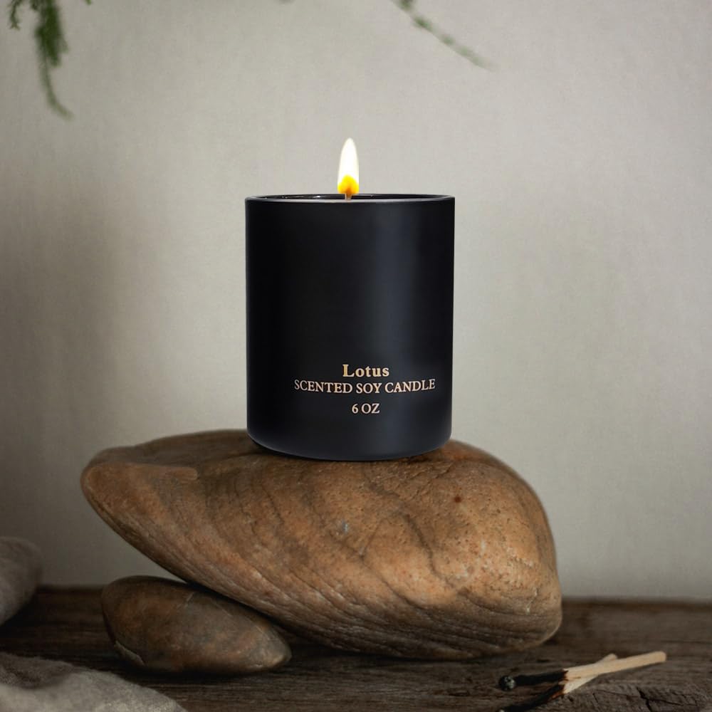 Scented Candles for Women,Premium Lotus Aromatherapy Candles, Home Scented Candle Kelly's Custom Candles uk supplements
