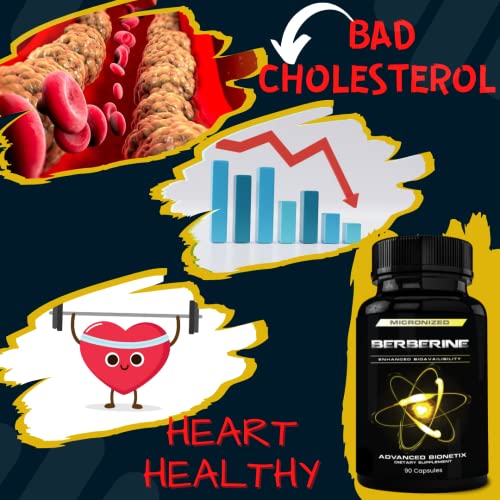 Advanced Bionetix 1500mg Advanced Bioavailability Micronized Berberine Supplement All Advanced Bionetix uk supplements