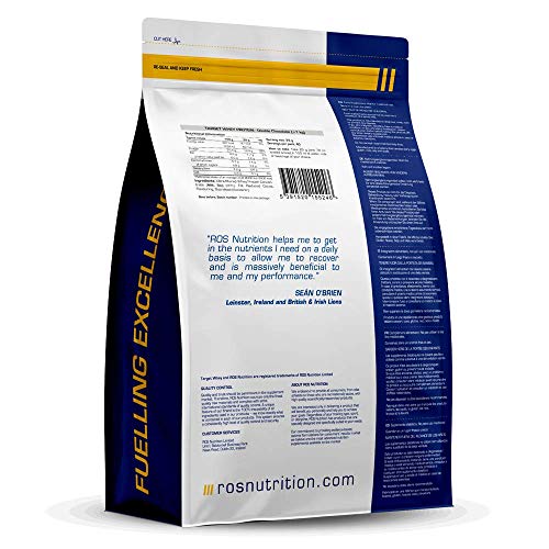 Whey Protein Powder | Double Chocolate | Target Whey Protein by ROS Nutrition | 1 Kg | 40 Servings | ROS Nutrition uk supplements