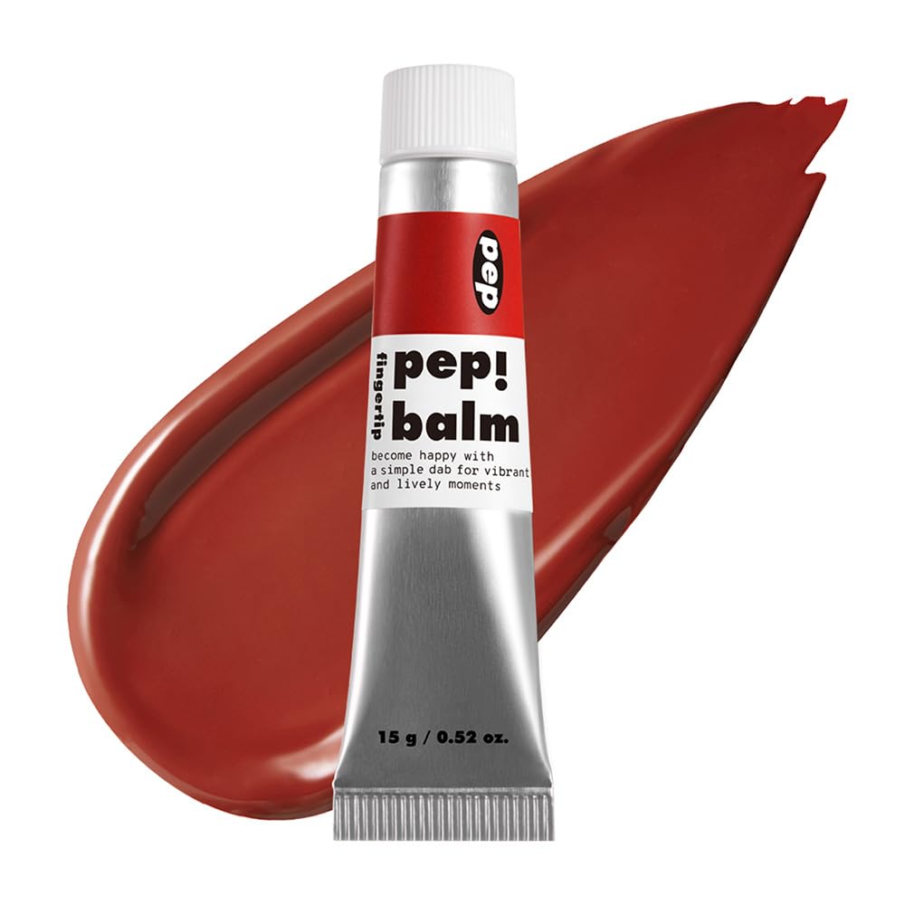 I'M MEME Lip and Cheek Tint - PepBalm 001 Recharger | Wtih Shea Butter, Gift, Liquid Blush, Travel-Friendly, Highly Pigmented, Non-Drying, Sheer Balm Gross Tint, 0.52 Oz I'M MEME uk supplements