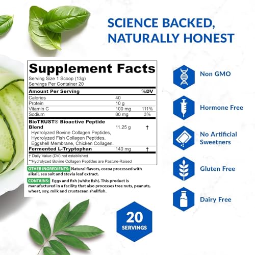 BioTrust Ageless Multi Collagen Peptides Powder – 5 Types (I, II, III, V, X) – Fruit Punch BioTrust uk supplements