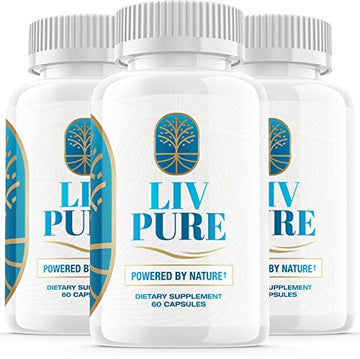 Rillvo (3 Pack) Liv Pure Powered by Nature Advanced Formula Liver Live Pure Perification Rillvo uk supplements