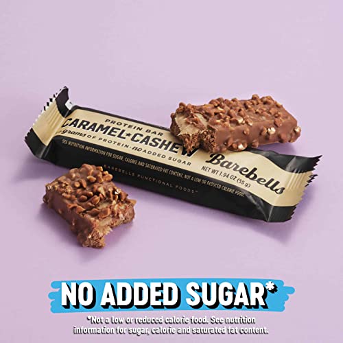 Barebells Protein Bars Caramel Cashew - 12 Count, 1.9oz Bars with 20g of High Protein BAREBELLS uk supplements
