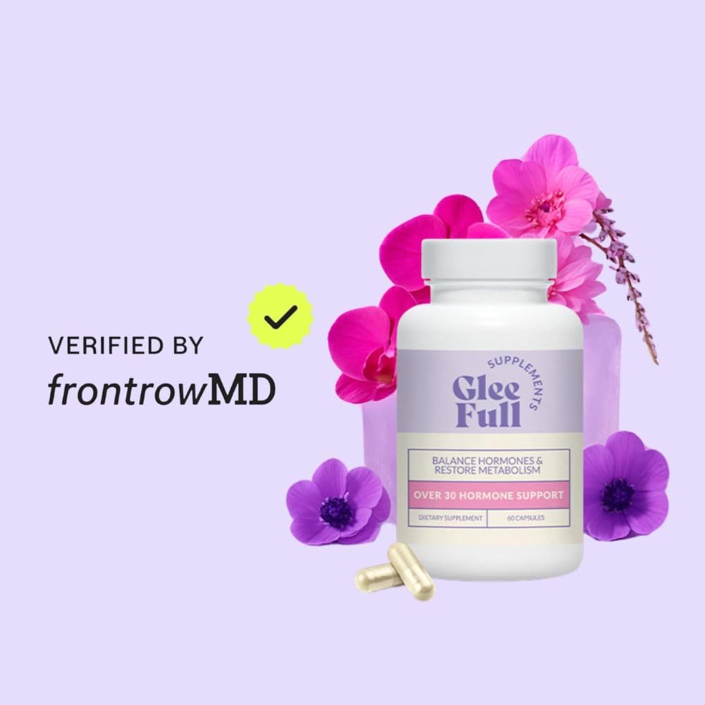 GleeFull Over 30 Hormone Support - Menopause Supplements for Women - Hormone Support for Women GLEEFULL SUPPS uk supplements