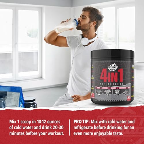High IQ Nutrition 4 in 1 Lychee Flavored Pre Workout Powder 200mg Caffeine | Energy, Focus High IQ Nutrition uk supplements