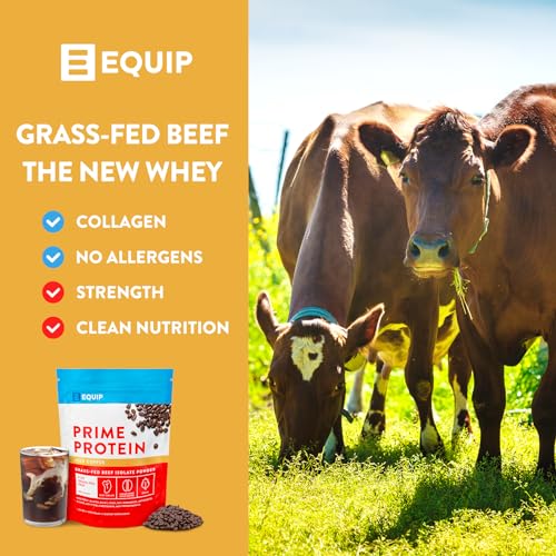 Equip Foods Prime Protein - Grass Fed Beef Protein Powder Isolate - Paleo and Keto Equip uk supplements