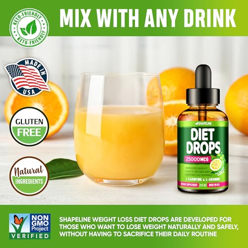 (Pack of 2) Weight Loss Drops - Made in USA - Appetite Suppressant for Women & Men SHAPELINE uk supplements