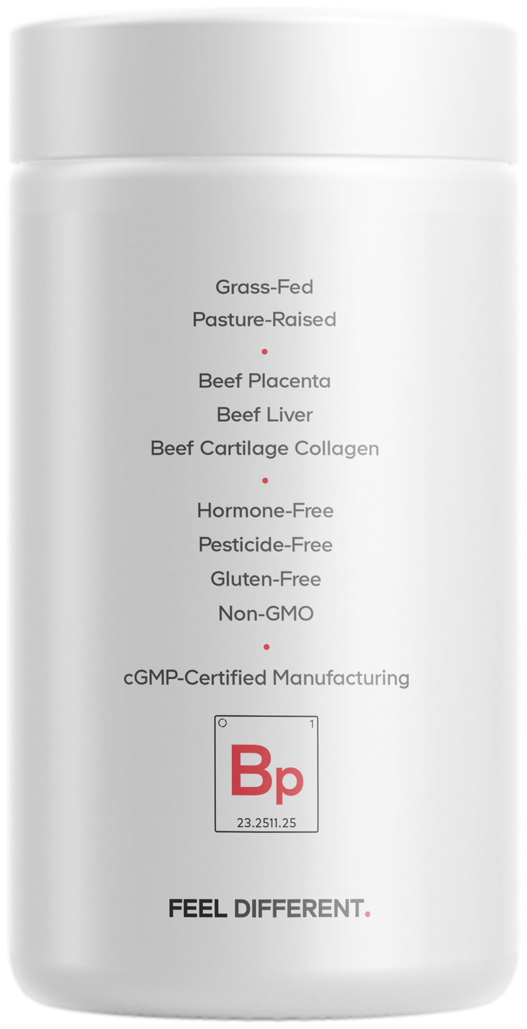 Codeage Grass-Fed Beef Placenta Supplement - Bovine Placenta – Pasture-Raised, Grass-Finished, Undefated, Desiccated - Non-GMO - 180 Capsule Codeage uk supplements