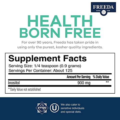 FREEDA Inositol Powder from Myo-Inositol - Hormone Balance for Women - PCOS Supplem FREEDA uk supplements