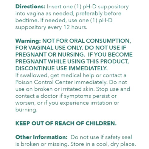 pH-D Feminine Health - Boric Acid Starter Bundle - pH-D Boric Acid Vaginal Suppositories 12 Count pH-D Feminine Health Support uk supplements