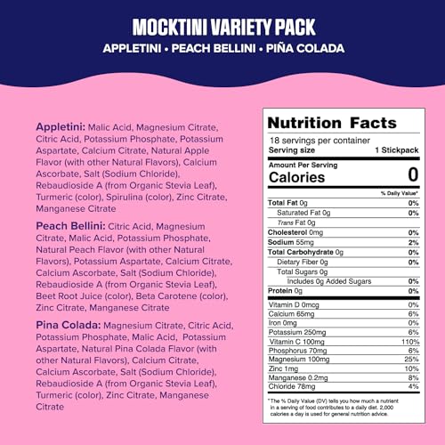 Ultima Replenisher Daily Electrolyte Drink Mix – Mocktini Variety, 18 Stickpacks – Hydration Ultima Replenisher uk supplements