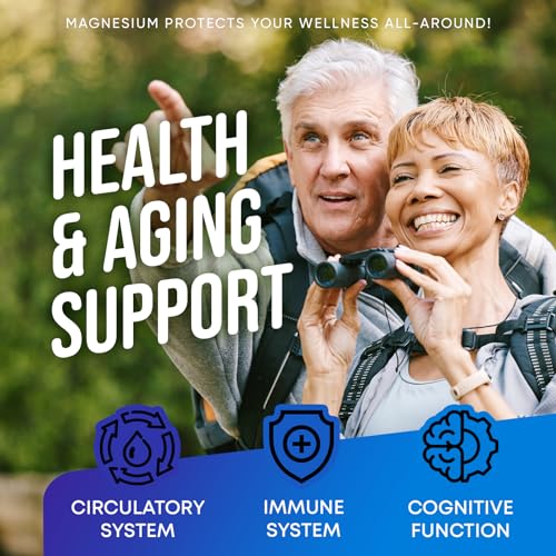 Magnesium Glycinate 500MG - Magnesium for Sleep - High Absorption Chelated Magnesiu JOYLI Nutrition uk supplements