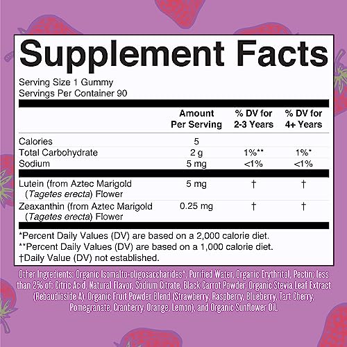 MaryRuth's Eye Care Gummies | Zeaxanthin and Lutein | 45 Day Supply MaryRuth Organics uk supplements