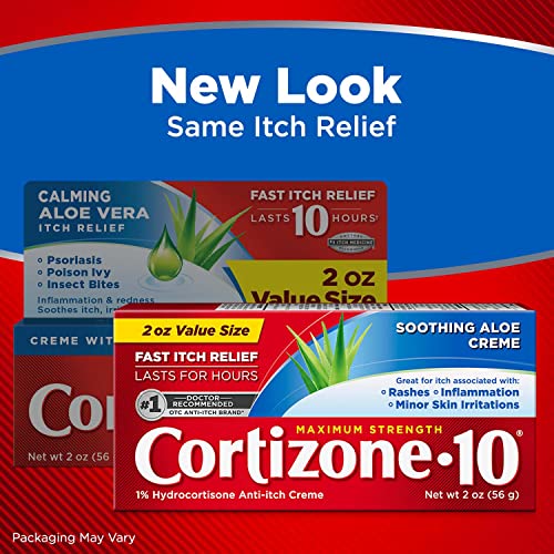 Cortizone 10 Maximum Strength Anti-Itch Cream with Soothing Aloe, 1% Hyd Cortizone 10 uk supplements