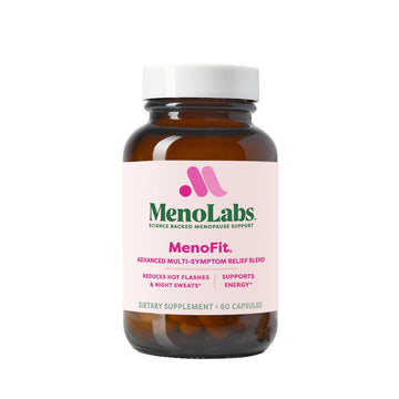 MENOLABS MenoFit, Menopause Supplements for Women - 60 Capsules - Advanced Women’s Probiotic with Vitamins and Red Clover for Gut Health, Hot Flashes and Hormone Balance for Women MENOLABS uk supplements