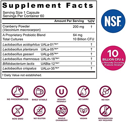 Nutricelebrity NutriFlora-Pro Probiotics for Women - Support Vaginal, Urinary Health Nutricelebrity uk supplements