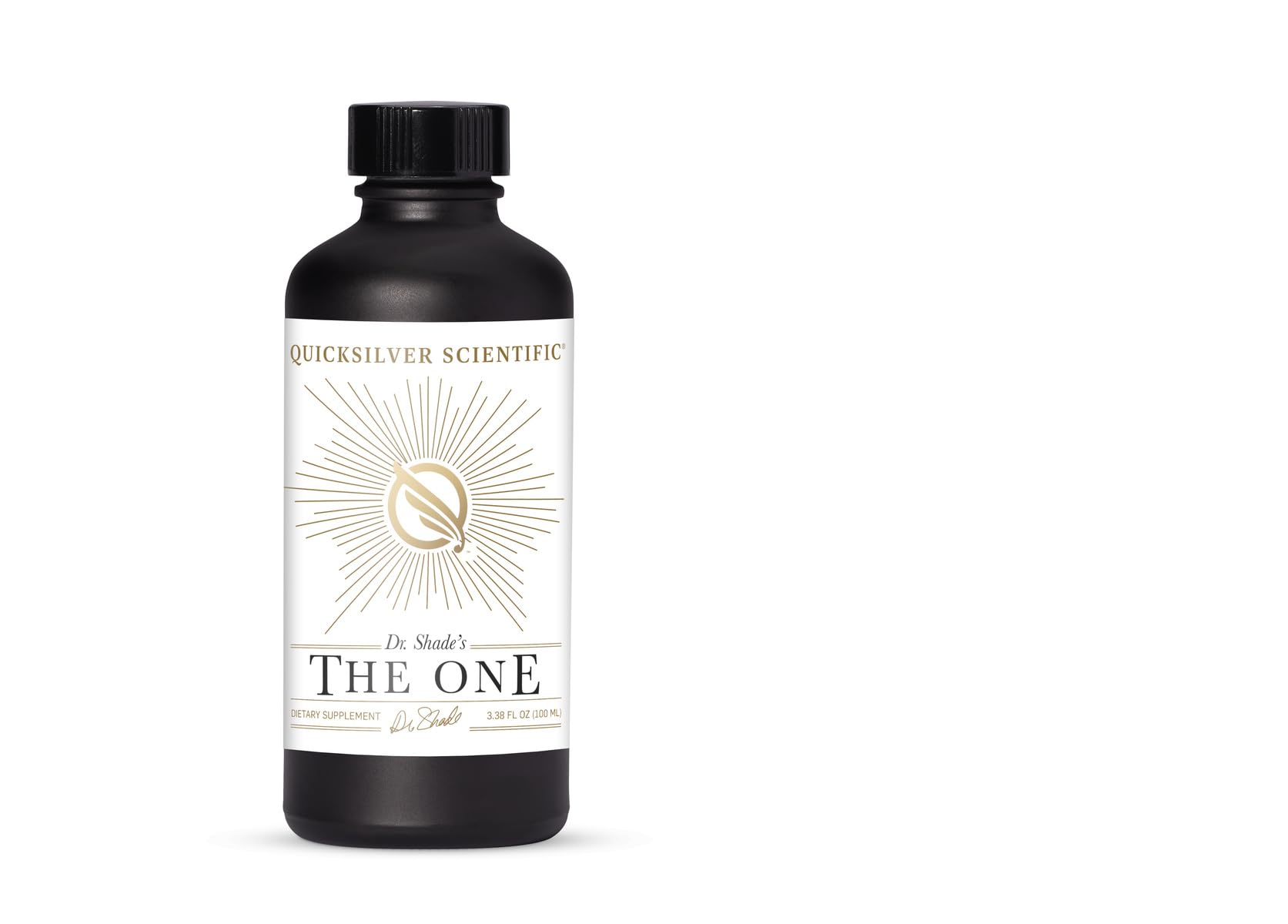 Quicksilver Scientific The ONE Mitochondrial Elixir - Mitochondria Supplement to Support Cellular Health with Phosphatidylcholine, Resveratrol, Reishi Mushroom & CoQ10 Liquid (3.38 Fl oz / 100ml) Quicksilver Scientific uk supplements