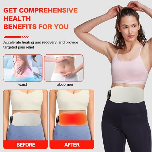 Red Light Therapy Belt Vibrating for Muscle Recovery and Pain Relief DYUF uk supplements