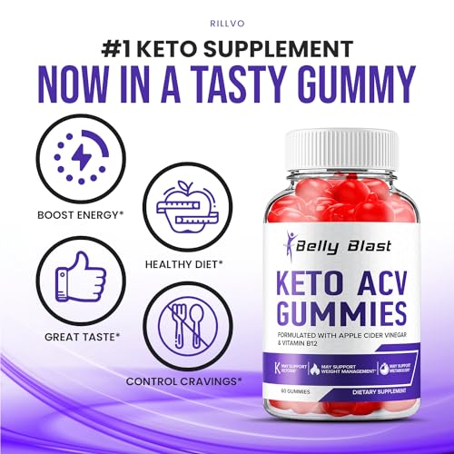(2 Pack) Belly Blast Keto ACV Gummies - Keto Belly Blast ACV Advanced Formula Belly Blast Rillvo uk supplements