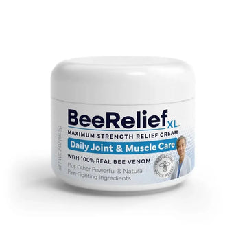 BeeReliefXL Maximum Strength Premium Joint Cream with Real USA Bee Venom, Daily Joint & Muscle Care, Fast-Acting BeeReliefXL uk supplements
