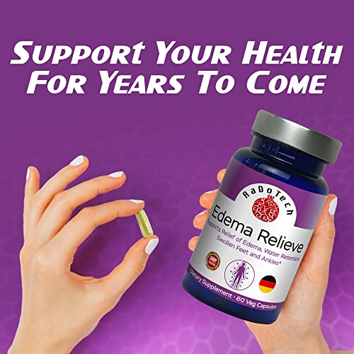 RaDoTech - Edema Relief Water Pills, Natural Diuretics for Water Retention, Foot Swelling RaDoTech uk supplements