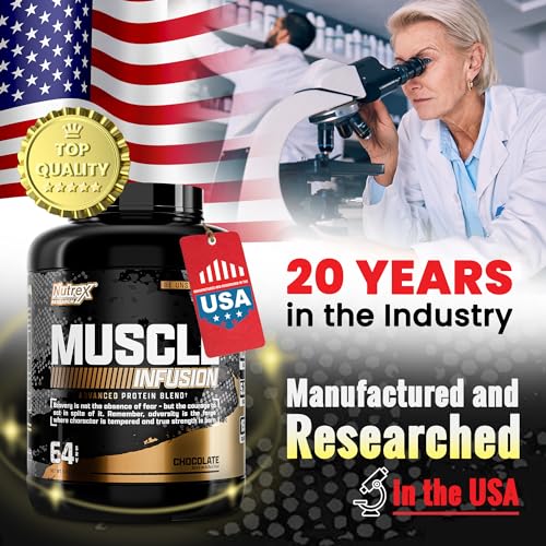 Nutrex Research Whey Protein Powder, Chocolate Muscle Infusion Whey Isolate w/EAA Nutrex Research uk supplements