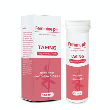 TAEING Vaginal Health pH Test Strips, 100pcs Feminine pH Test for Women, pH-Balance Monitor My Store uk supplements