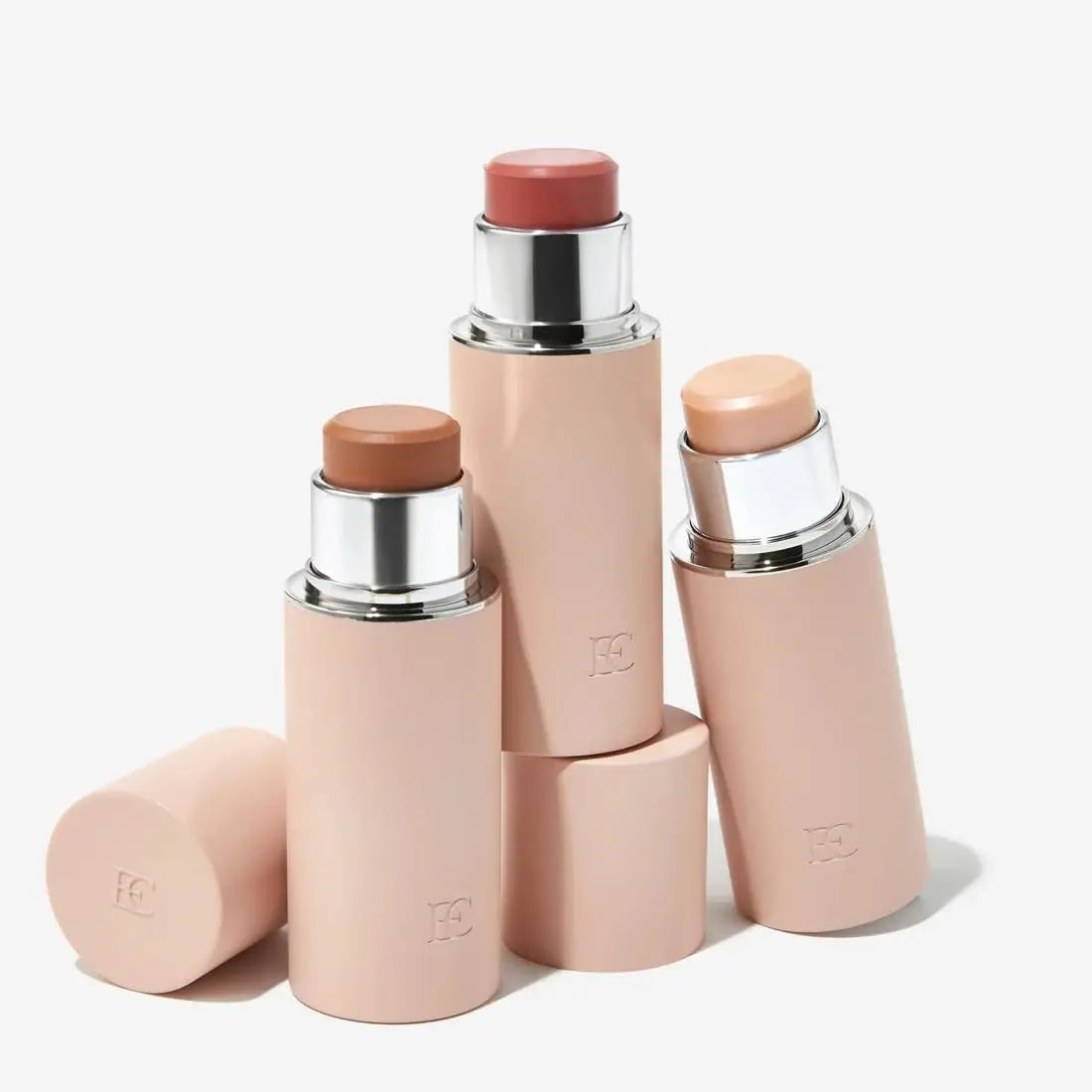 EarthsCure Glow Trio - 3 Piece Set: Bronzer, Blush, and Highlighter. Buildable Cream Sticks For a Luminous, Natural, and Youthful Look EarthsCure uk supplements