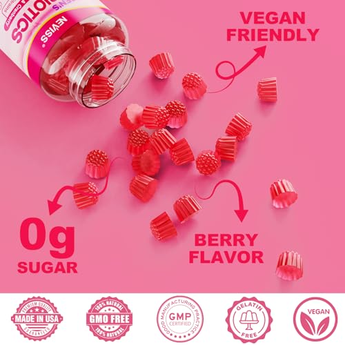 Probiotics for Women Gummies, Sugar Free Vaginal Probiotics 50 Billion CFU 10 Strains w/ Cranberry NEVISS uk supplements