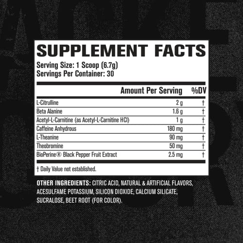 Jacked Factory NITROSURGE Shred Pre Workout Supplement - Energy Booster, Instant Jacked Factory uk supplements