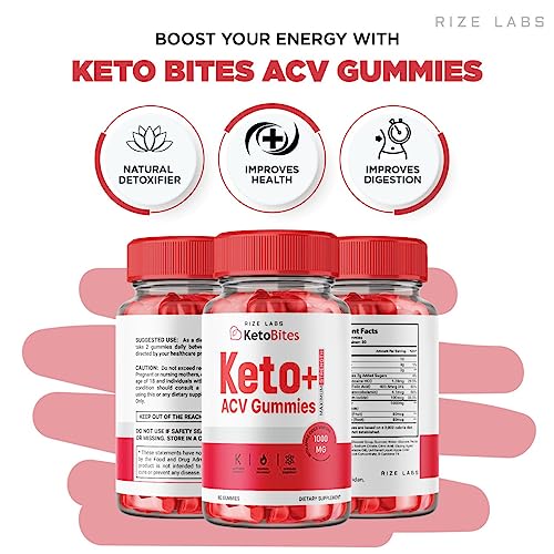 rize labs (2 Pack) Keto Bites - Keto Bites Gummies Advanced Weight Loss - Keto Bites ACV rize labs uk supplements