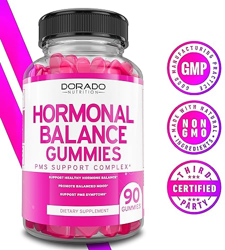 Hormonal Balance For Women & PMS Relief Gummies (90 Gummies) - Support Cramps DORADO NUTRITION uk supplements