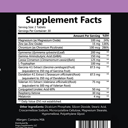 Angry Supplements Skinny Dreams, Night Time for Restful Sleep All-Natural Weight Loss Angry Supplements uk supplements