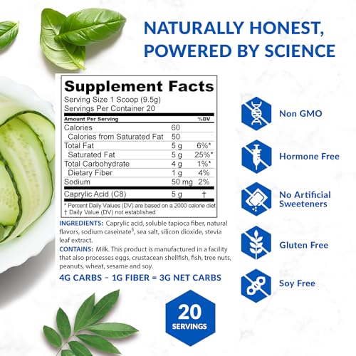 BioTrust Keto Elevate – Pure C8 MCT Oil Powder – Ketogenic Diet Supplement BioTrust uk supplements