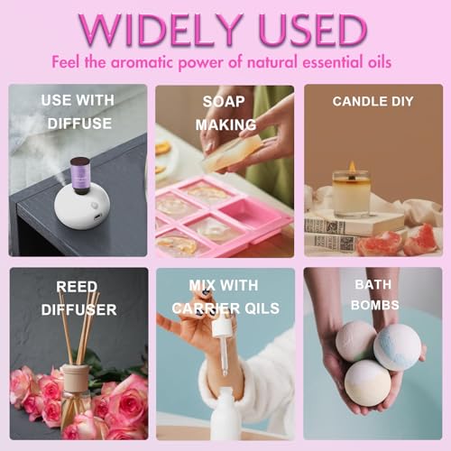 WECONA Essential Oils for Diffusers For Home - Dreamland Slumber Aromatherapy Oils Set WECONA uk supplements