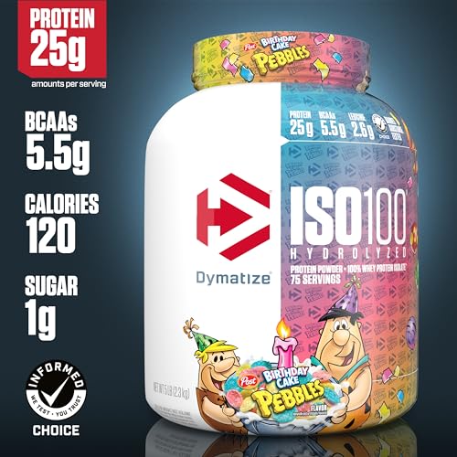 Dymatize ISO100 Hydrolyzed Protein Powder, 100% Whey Isolate Protein, 25g of Protein Dymatize uk supplements