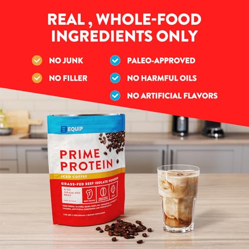 Equip Foods Prime Protein - Grass Fed Beef Protein Powder Isolate - Paleo and Keto Equip uk supplements