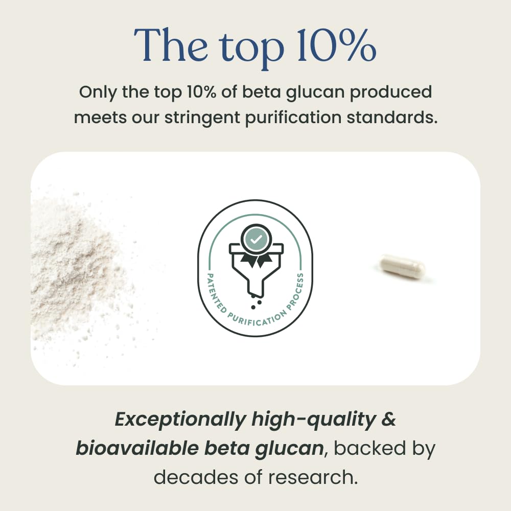 Better Way Health™ - Advanced Immune Readiness - Highly Purified 1,3/1,6 Beta Glucan 100 - Clinically Tested Immune Defense - 100mg/60 Capsules Better Way Health uk supplements