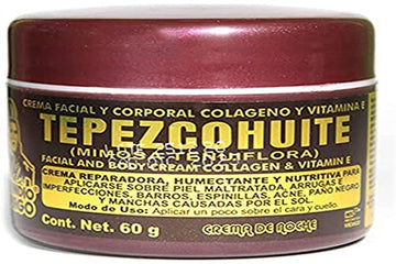 Collagen & Vitamin E Tepezcohuite Cream Del Indio Papago uk supplements