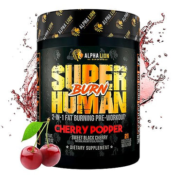 ALPHA LION Superhuman Burn 2-in-1 Metabolism Booster Pre Workout ALPHA LION uk supplements
