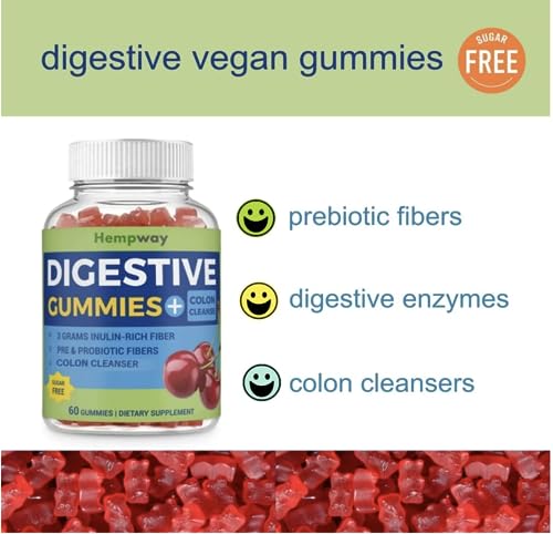 HEMPWAY Fiber Gummies for Digestive Colon Cleanse - Health & Daily Weight Support HEMPWAY uk supplements