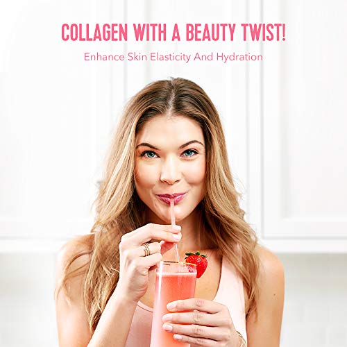 Vital Proteins Beauty Collagen (Strawberry Lemon, Canister) - 120mg of Hyaluronic Acid Vital Proteins uk supplements