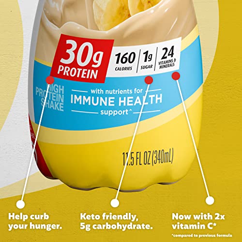 Premier Protein Shake, Bananas & Cream, 30g Protein, 1g Sugar, 24 Vitamins & Minerals Premier Protein uk supplements