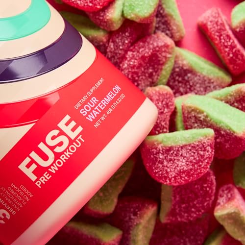 Podium Nutrition, Fuse Pre Workout Powder, Sour Watermelon, 30 Servings, Beta Alanine Podium Nutrition uk supplements