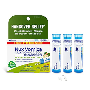 Boiron Nux Vomica 30C Homeopathic Medicine for Hangover Relief, Upset Stomach, Nausea Boiron uk supplements
