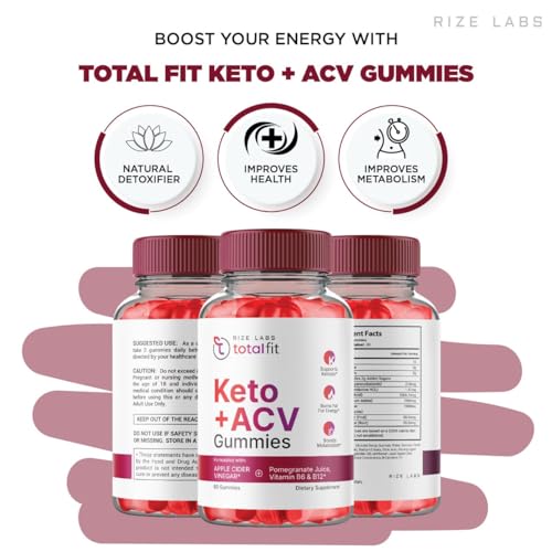 (2 Pack) Total Fit Keto ACV Gummies Advanced Weight Loss, Total Fit Keto ACV + BCB Gummies rize labs uk supplements