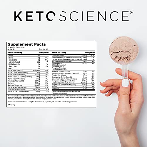 Keto Science Plant Based Protein, Keto Meal Shake, Supports Weight Management Keto Science uk supplements