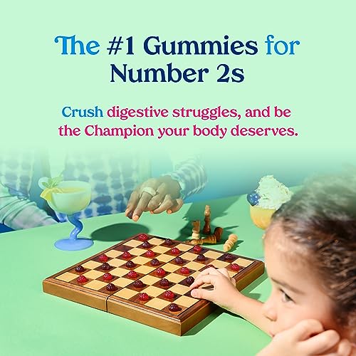 Poop Like a Champion Super Fiber Gummies 6g Fiber - Apple Cider Vinegar & Berries 2 Flavors Poop Like a Champion uk supplements
